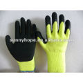 Sunnyhope baratos guantes de trabajo de punto de látex invierno